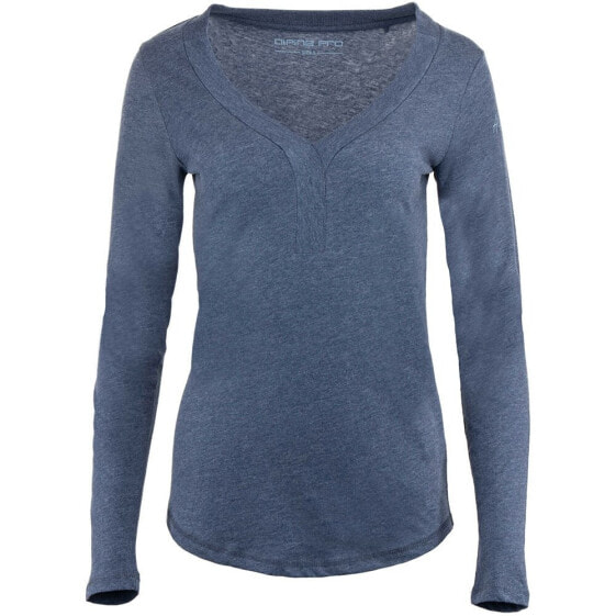 ALPINE PRO Clauda Long sleeve v neck T-shirt