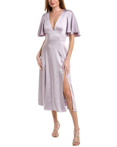 Платье Ted Baker Flutter Sleeve Midi Dress для женщин 2