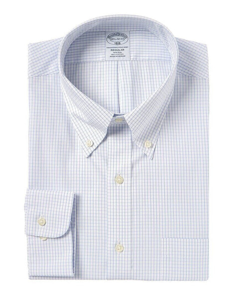 Brooks Brothers Regular Fit Dress Shirt Men's Blue 16H36/37