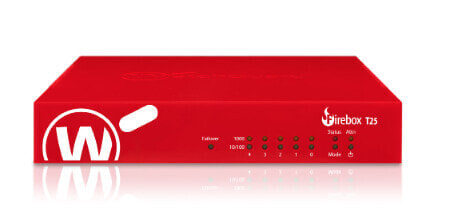 WatchGuard Firebox T25 with 3-yr Standard Support - 0.9 Gbps - VPN
