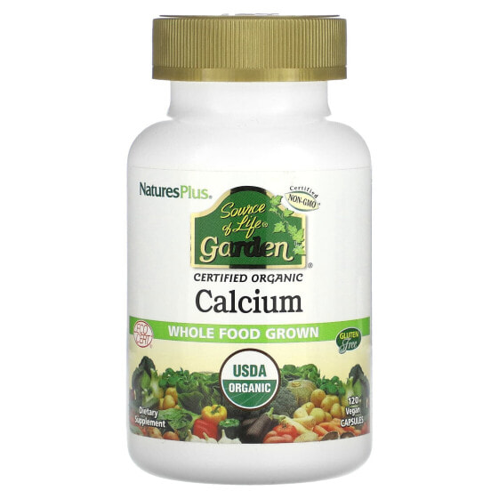 Source of Life, Garden, Calcium, 120 Vegan Capsules