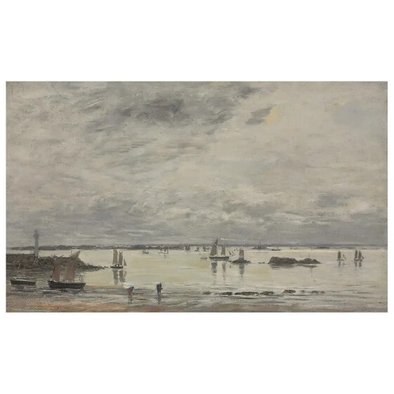 Wandbild Portrieux, Le Port Marée Basse