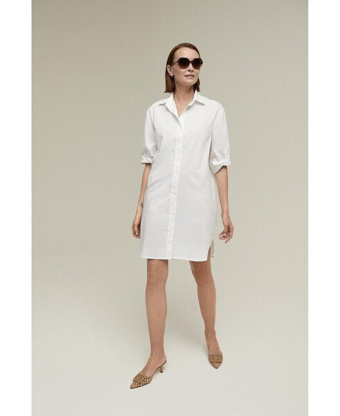 Women's Short Sleeve Shirtdress