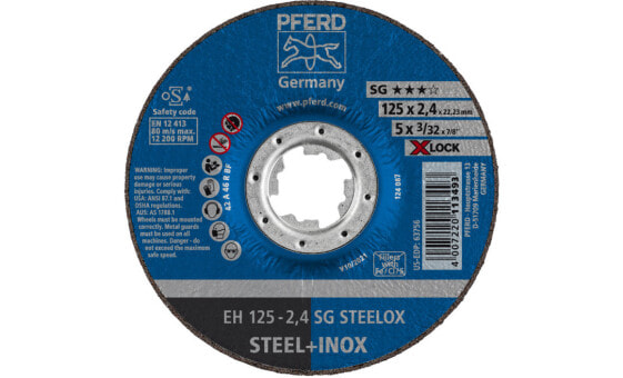 PFERD 61340125 - 12.5 cm - 12200 RPM - 25 pc(s)