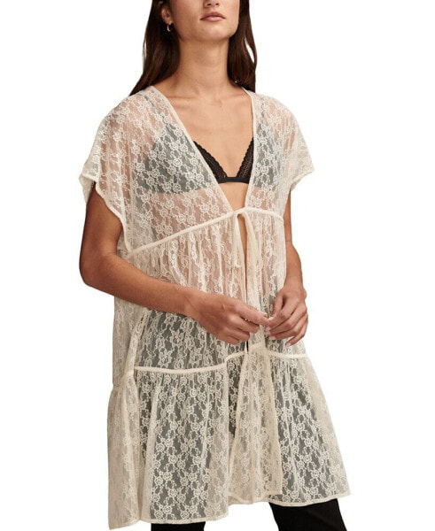Women's Festival Lace Tiered Duster
