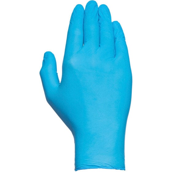 Перчатки хозяйственные JUBA Одноразовые Синий нитрил (100 штук)