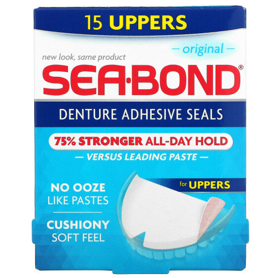 Denture Adhesive Seals, Original, 15 Uppers