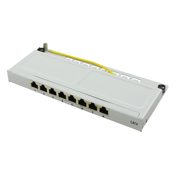 LogiLink NP0077 - RJ-45 - Grey - Metal - 0.5U