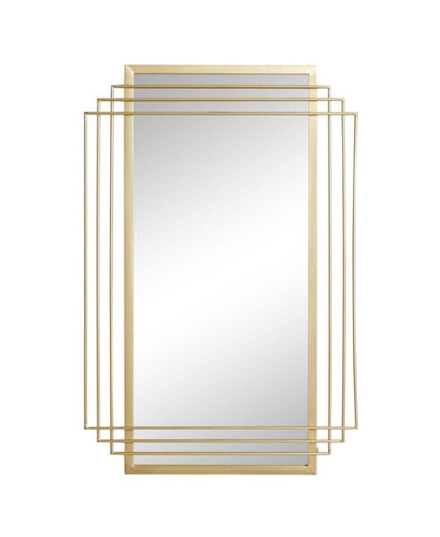 by Cosmopolitan Glam Metal Wall Mirror, 36" x 24"