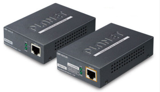 Planet LRP-101U-KIT - Network transmitter & receiver - 500 m - Cat5e - Cat6 - Cat6a - Cat6e - Cat7 - 10,100 Mbit/s - 10/100Base-T(X) - IEEE 802.3 - IEEE 802.3af - IEEE 802.3at - IEEE 802.3u