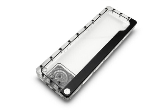 EK Water Blocks Kinetic FLT 360 DDC - Pump & reservoir - Aluminium - Stainless steel - Black - Transparent - 120 mm - 58 mm - 365 mm