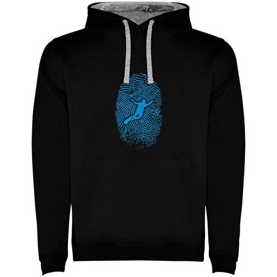 KRUSKIS Diver Fingerprint Two-Colour hoodie