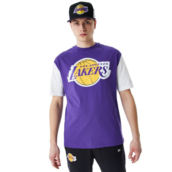 NEW ERA Los Angeles Lakers NBA Color Insert short sleeve T-shirt