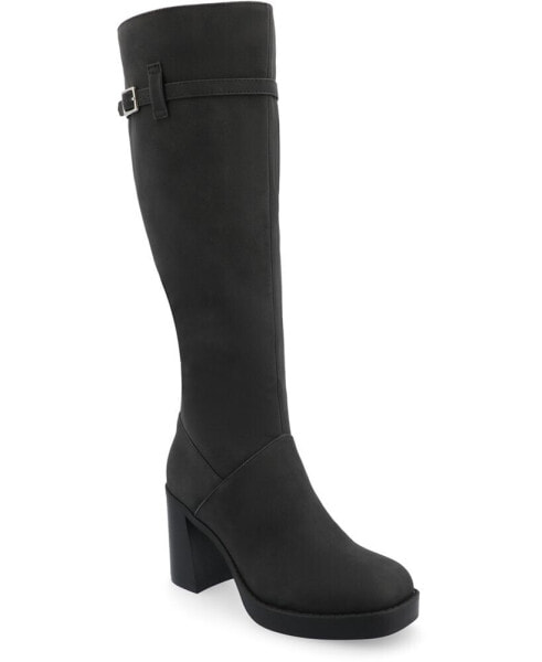 Women's Letice Tru Comfort Foam Wide Width Wide Calf Platform Square Toe Boots