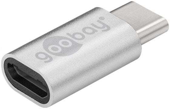 Wentronic 51598 - USB C - Micro-USB B - Silver