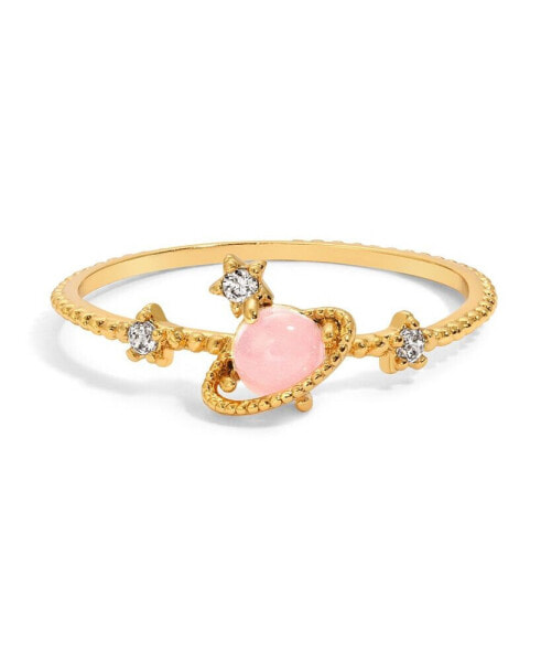 Pink Faux Cubic Zirconia Celestial I Need Space Ring