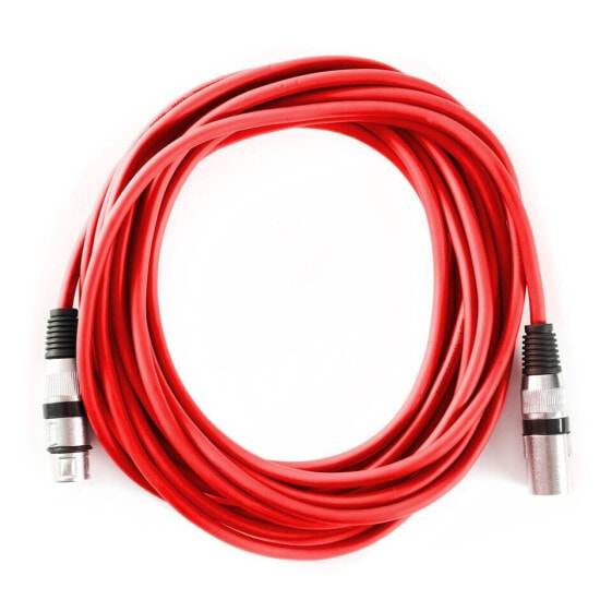 MUSIC STORE XLR Mic Cable Standard 6m (Red)