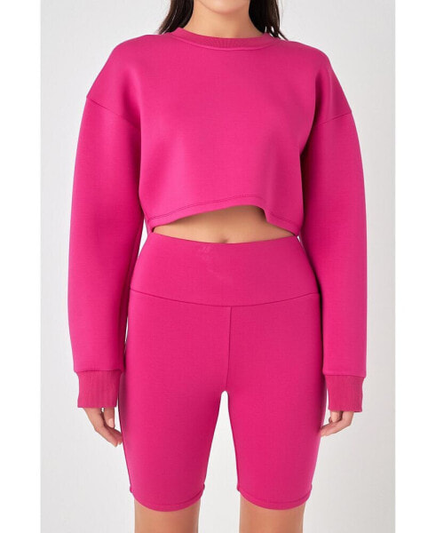 Women's Loungewear Cropped Sweatshirt