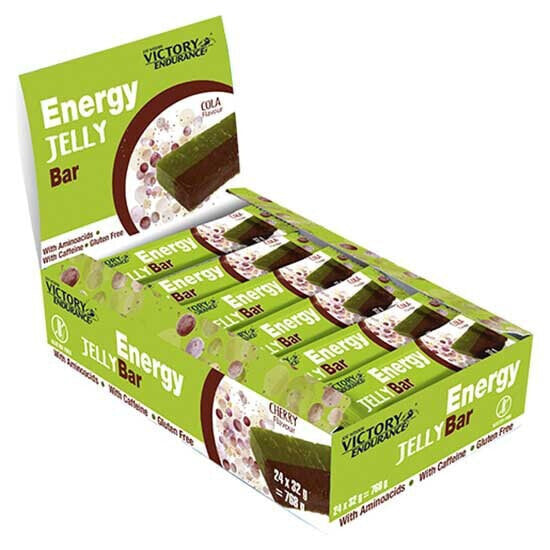 VICTORY ENDURANCE Jelly 32g Cola Energy Bars Box 24 Units