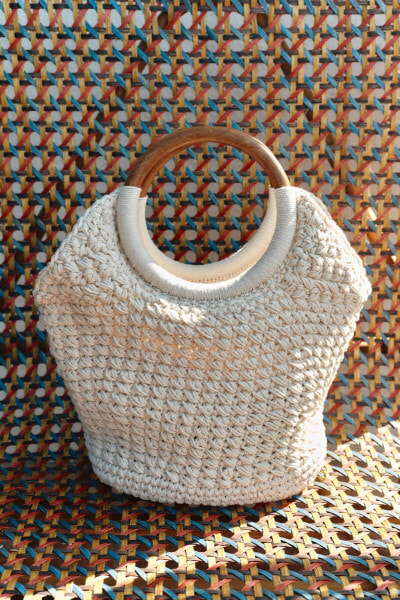 MACRAMÉ BUCKET BAG