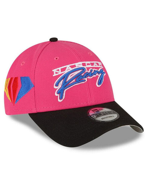 Men's Pink and Black 2023 NASCAR Cup Series 9FORTY Big Number Snapback Adjustable Hat