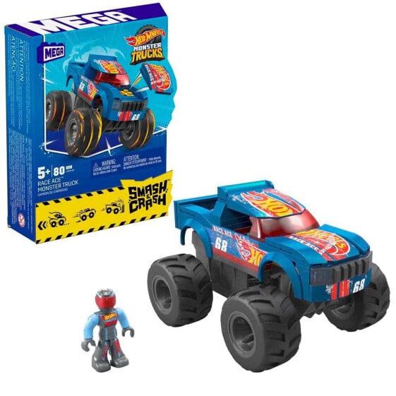 Конструктор MEGA Hot Wheels Race Ace™ Crush And Crash Monster Truck.