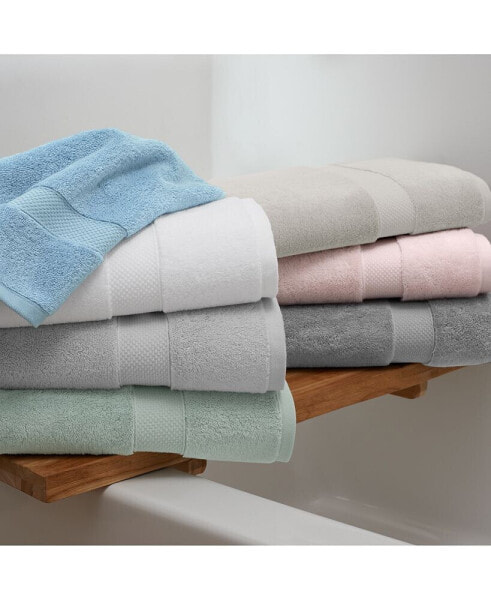 Aston & Arden Egyptian Cotton Luxury Bath Towels (Pack of 2), 600GSM, Seven Color Options, Jacquard Dobby Border, 30x54