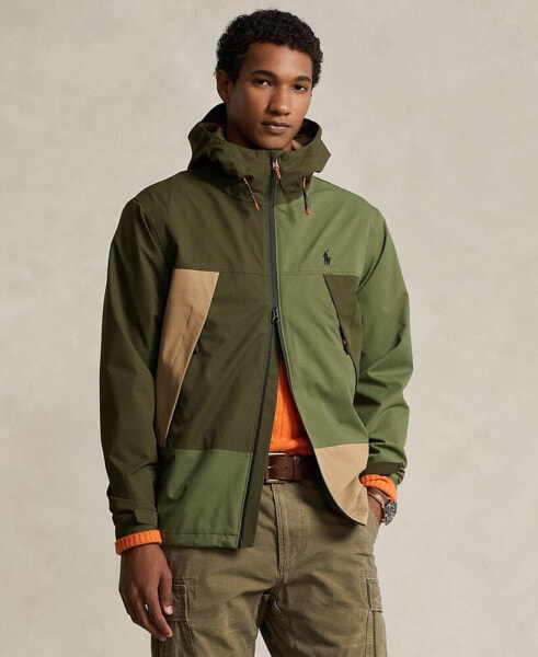 Men's Color-Blocked Water-Resistant Jacket