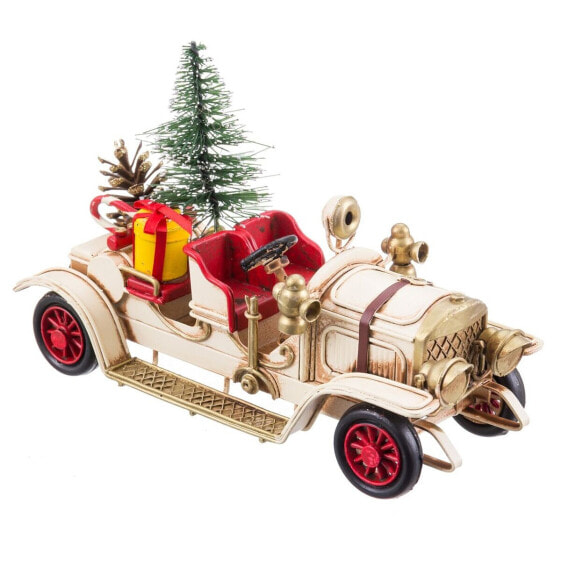 Новогодний декор Рождественская игрушка Разноцветный Металлический Автомобиль 17,5 х 7 х 10,5 см от Shico