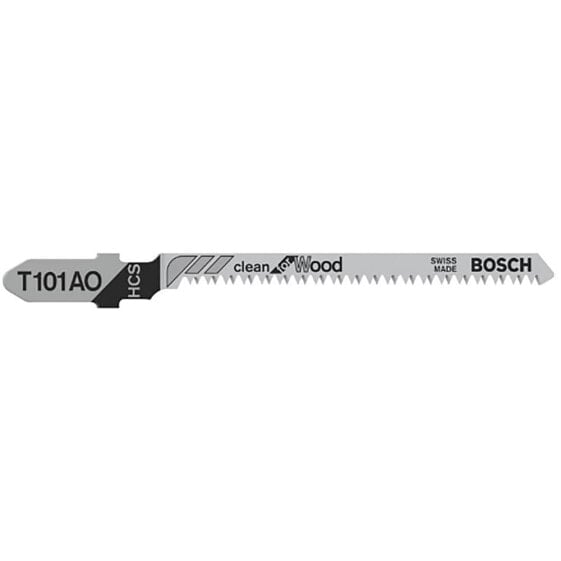 BOSCH PROFESSIONAL T 101 AO Clean Wood Jig Saw Blade 5 Units