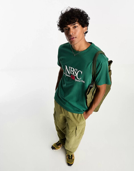 New Balance Athletics NB Sports Club T-Shirt in green