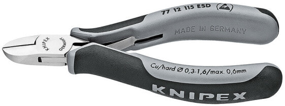 Клещи для обрезки Knipex - стальные - пластиковые - черно-серые - 11,5 см - 80 г