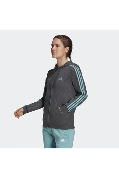 Спортивный свитшот Adidas W 3S FL FZ HD для женщин