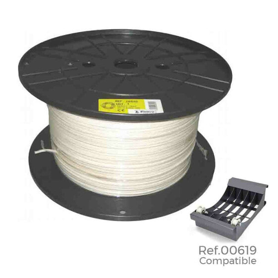 Параллельный кабель с интерфейсом Sediles 28960 2 x 1 mm Белый 400 m Ø 400 x 200 mm