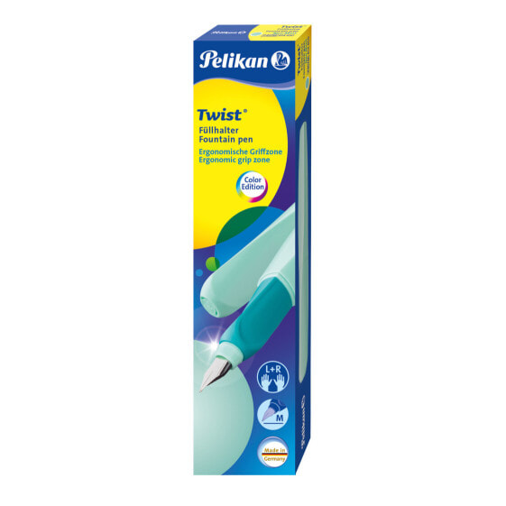 Pelikan Twist - Mint colour - Cartridge filling system - Blue - Ambidextrous - 1 pc(s)
