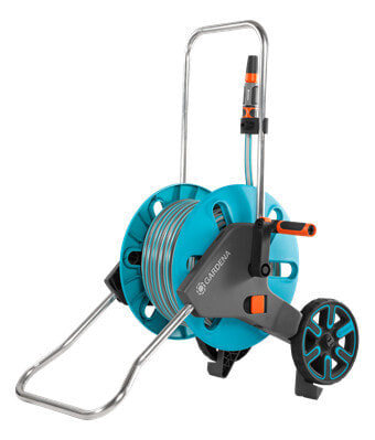 Gardena AquaRoll M - Cart reel - Manual - Functional - Blue - Plastic - 60 m