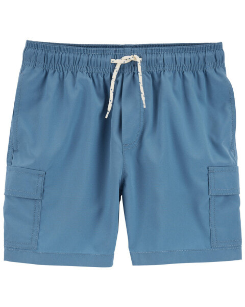 Kid Drawstring Cargo Shorts 6