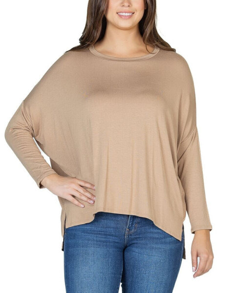 Women's Long Sleeve Oversized Dolman Top