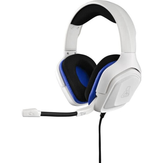 DAS G-LAB Korp Cobalt Gaming Headset Kompatibel mit PC, PS4, Xbox One - Wei