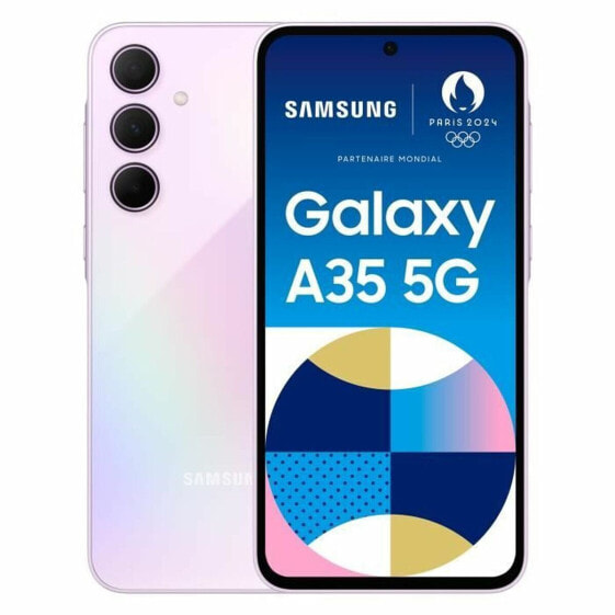 Смартфоны Samsung Galaxy A35 6 GB RAM 128 Гб Чёрный Лиловый