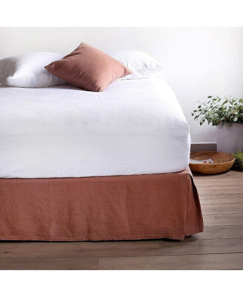 100% French Linen Bedskirt - Cal King