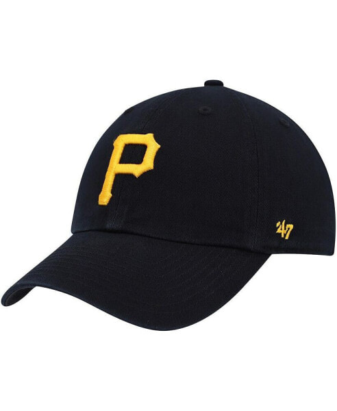 Men's Black Pittsburgh Pirates Clean Up Adjustable Hat