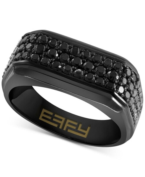 EFFY® Men's Black Spinel Ring (1-5/8 ct. t.w.) in Black PVD-Plated Sterling Silver