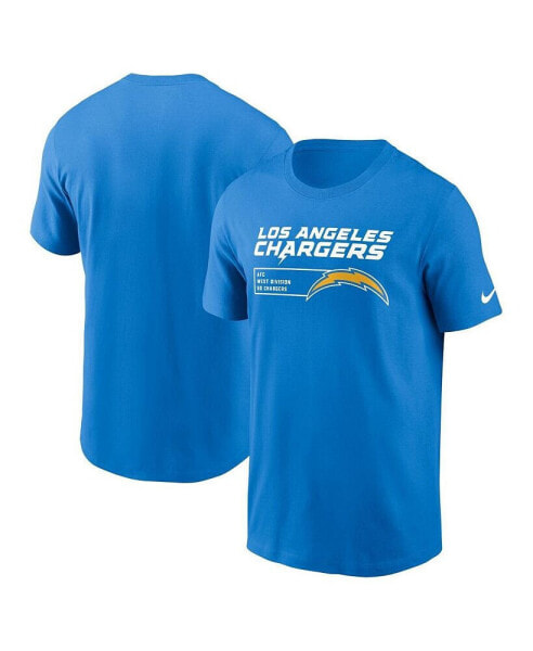 Men's Powder Blue Los Angeles Chargers Division Essential T-shirt