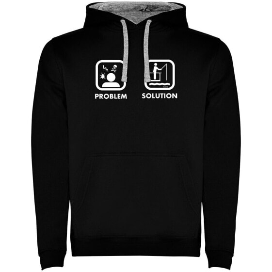 KRUSKIS Problem Solution Fish Two-Colour hoodie