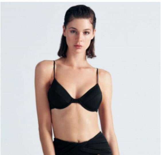 Skylar 270166 Women Underwired Bikini Top Swimwear Black Size L