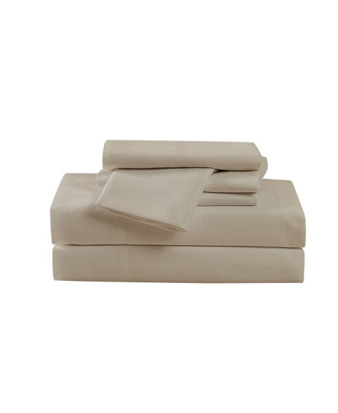 Heritage Solid Twin XL 4 Piece Sheet Set