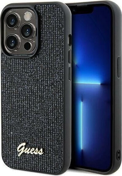 Guess Guess GUHCP13XPMSDGSK iPhone 13 Pro Max 6.7" czarny/black hardcase Disco Metal Script