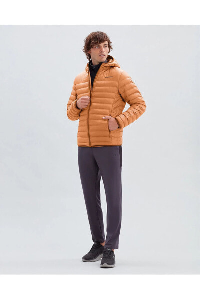 M Essential Hooded Jacket Erkek Kahverengi Mont S202063-219