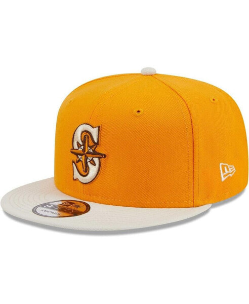 Men's Gold Seattle Mariners Tiramisu 9FIFTY Snapback Hat